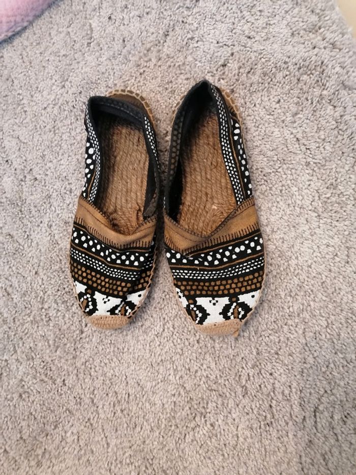 Espadrilles motifs ethniques