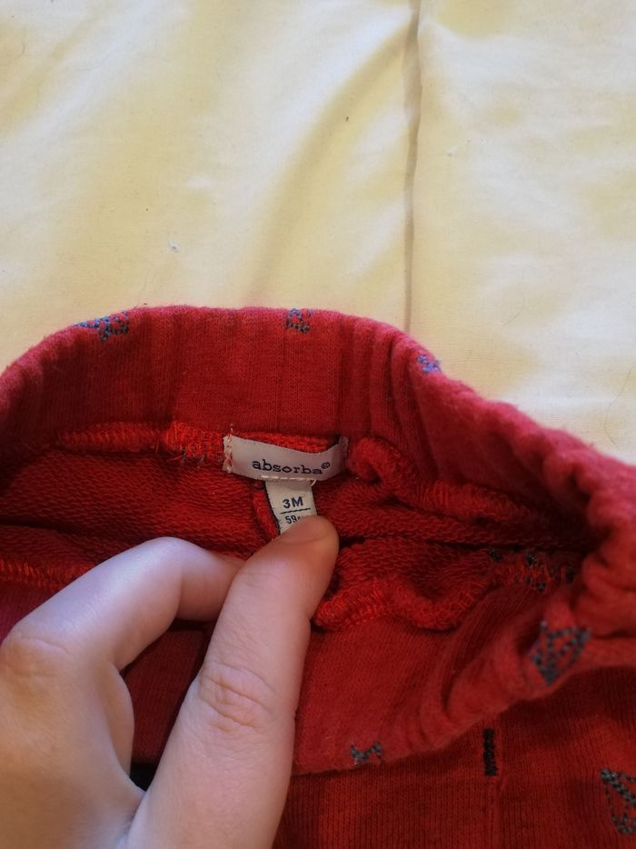 Pantalon rouge/bordeau - photo numéro 2