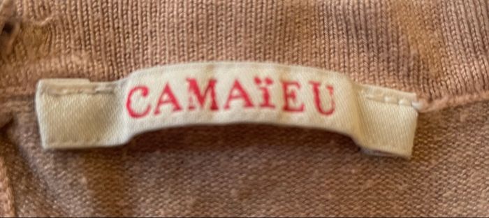 Pull »Camaïeu »beige - photo numéro 8