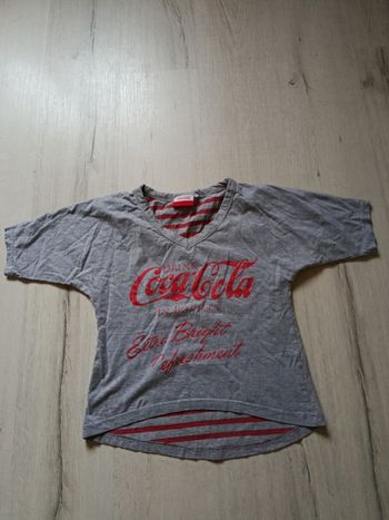 Tee-shirt marque coca cola taille 10 ans