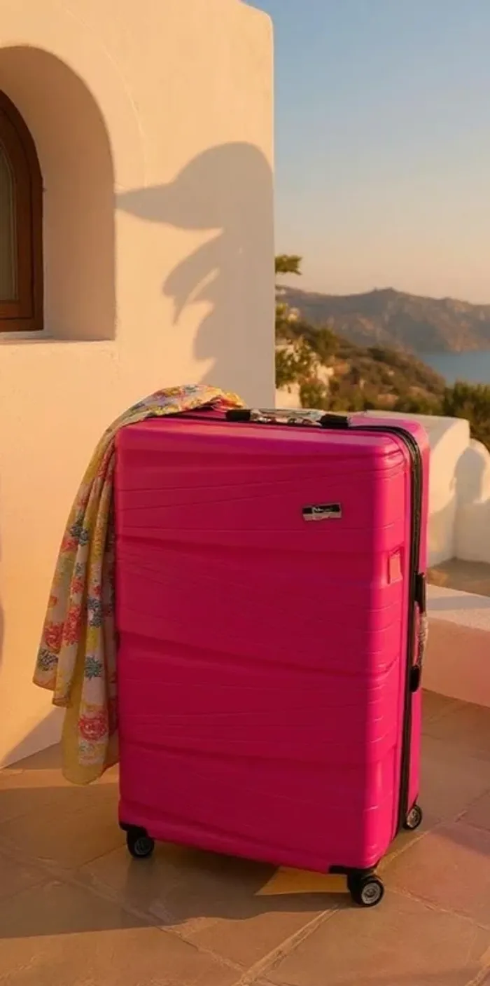 Valise rose fushia neuve incassable wb