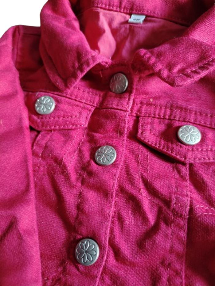 Veste rose fuschia taille 6 mois fille - photo numéro 3