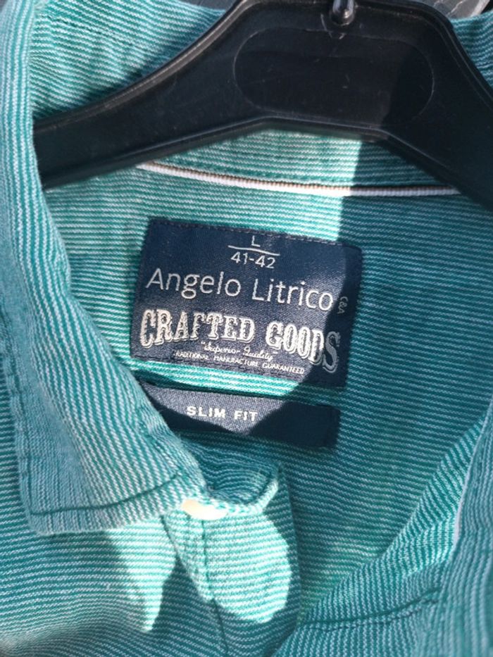 Chemise manches courtes a rayures - photo numéro 4