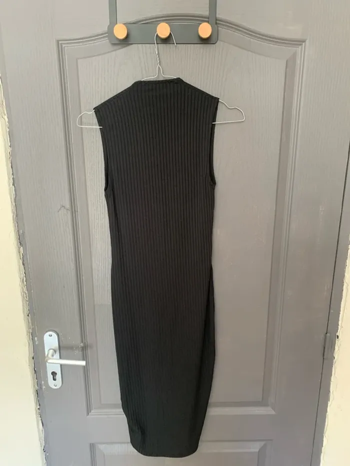 Robe longue noir Pull & Bear - Taille S - photo numéro 3