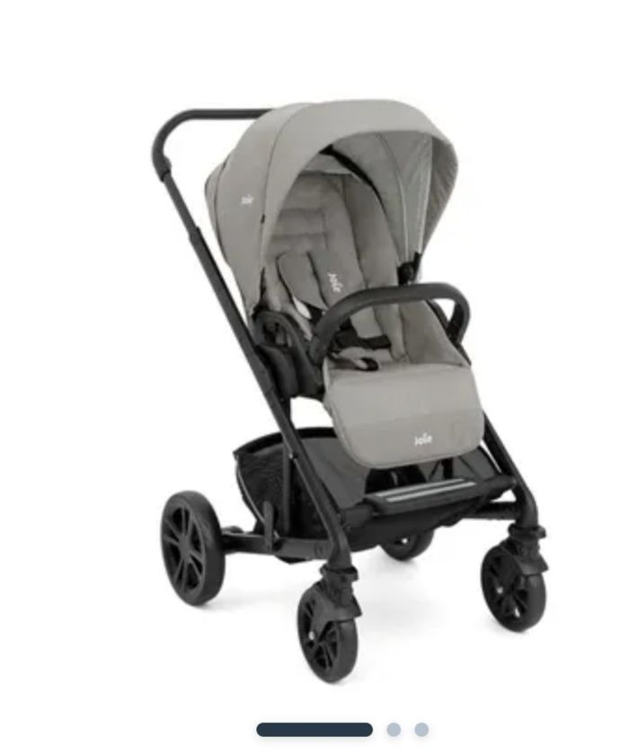 Poussette citadine confort réversible - JOIE - Chrome - Jusqu'à 15Kg - Gris