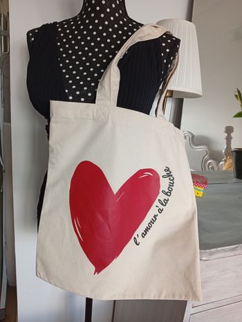 Tote bag "L'amour à la bouche "♥️