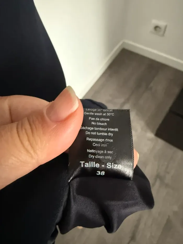 Robe bleu marine Automne/Hiver Zapa taille M 38 - photo numéro 14
