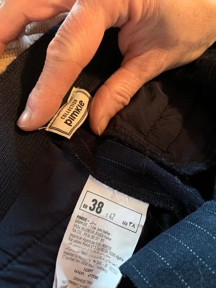 Pantalon bleu marine - photo numéro 2