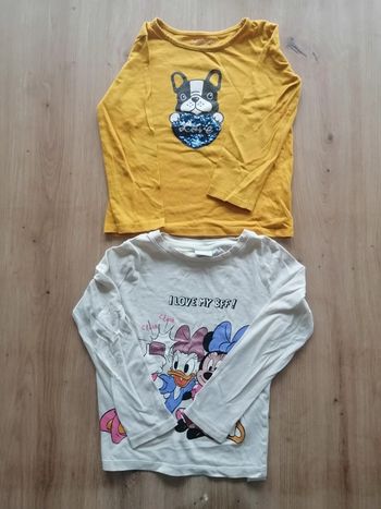 Lot t shirt fille 5ans