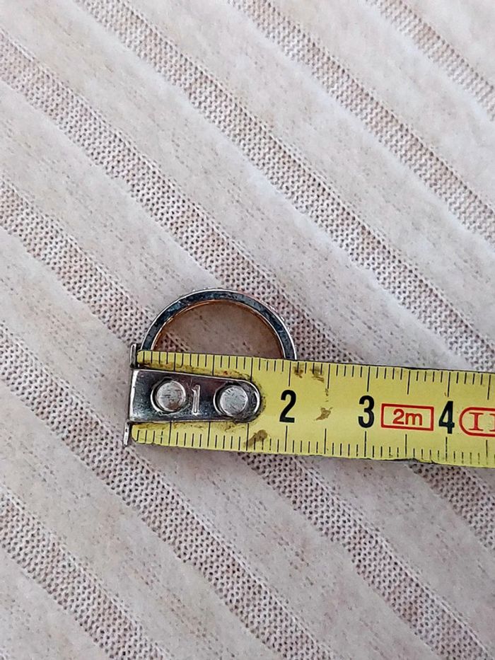 Magnifique bague anneau acier inoxydable taille 54 - photo numéro 5