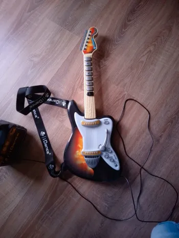 Guitare Jam hero avec amplificateur