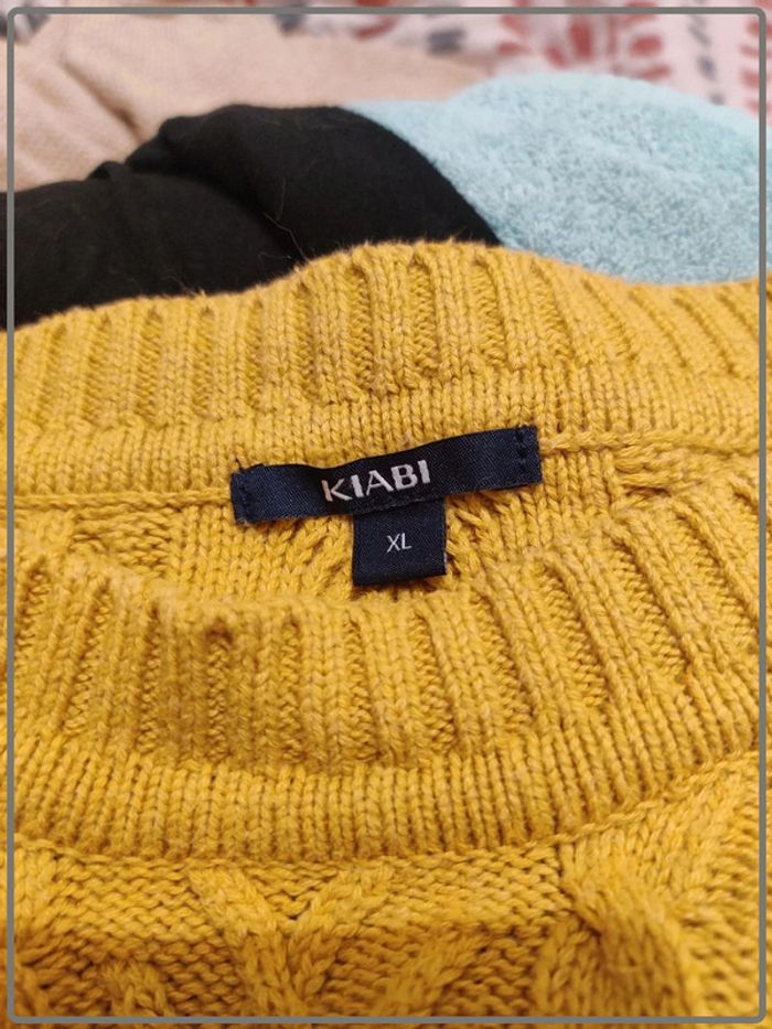 Joli pull moutarde XL - photo numéro 6