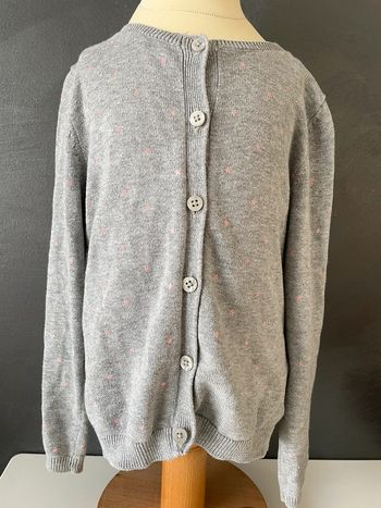 Gilet gris Etoile  kiabi