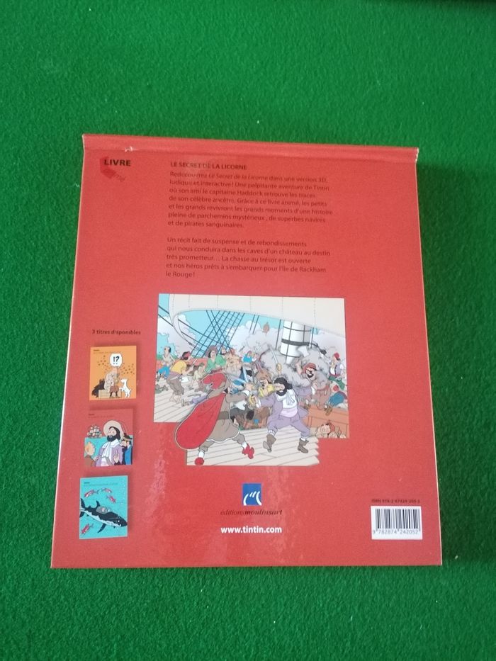 Tintin Livre Pop up Le secret de la licorne - photo numéro 9