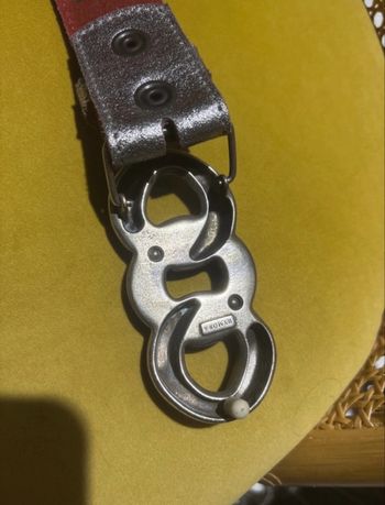 Ceinture cuir véritable fait main Yolète taille 100