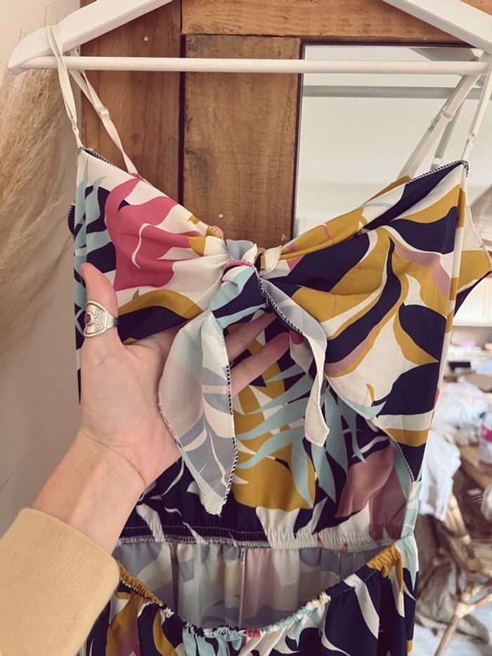 Magnifique combinaison multicolore dos nu - photo numéro 2