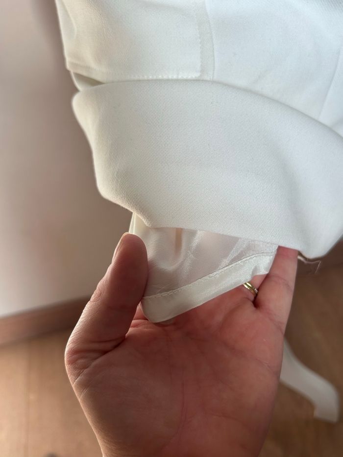 Jupe blanche taille haute Caroll – T42 - photo numéro 1