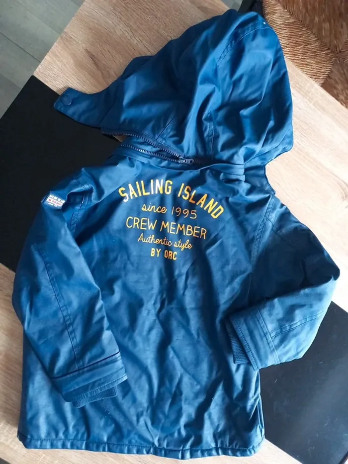 Blouson bleu marine 8 ans - photo numéro 7