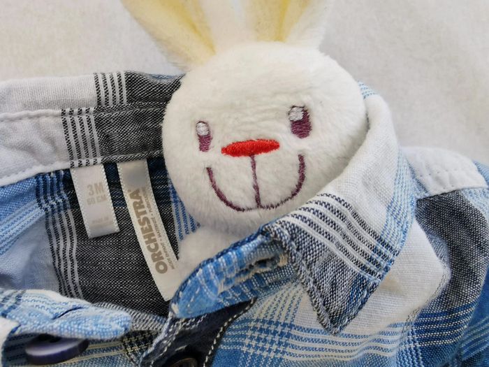 Chemisette 👣 chemise manches courtes, orchestra, 3 mois - photo numéro 7