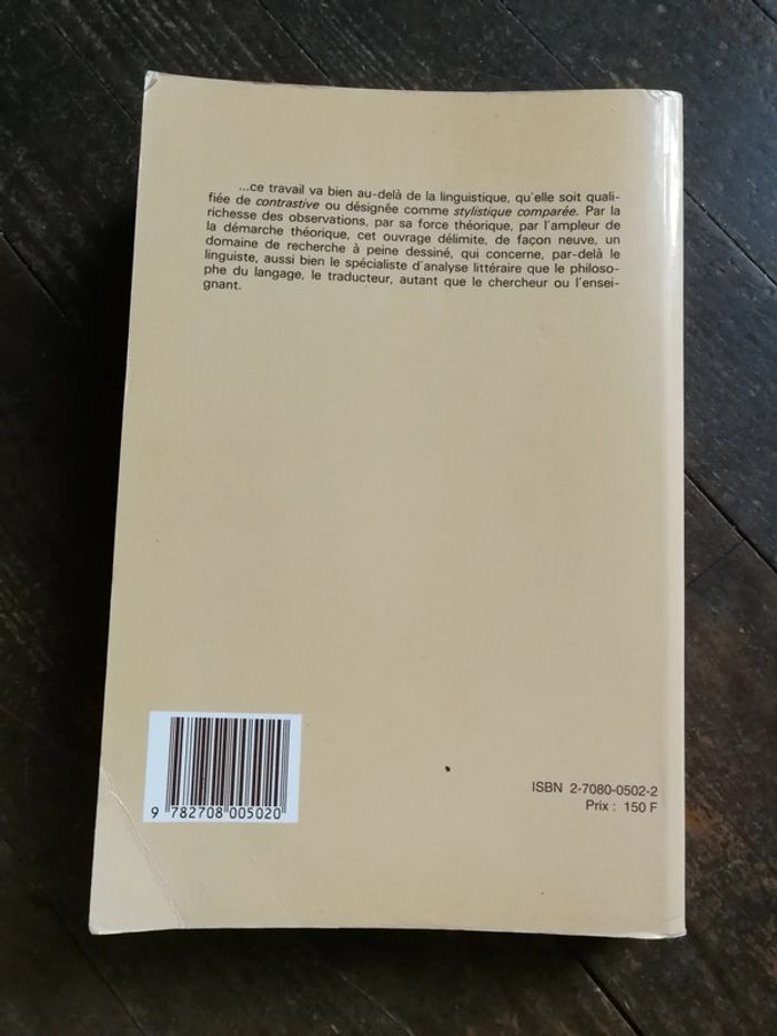 Syntaxe Comparée du Français et de l'Anglais. Problèmes de traduction - photo numéro 4