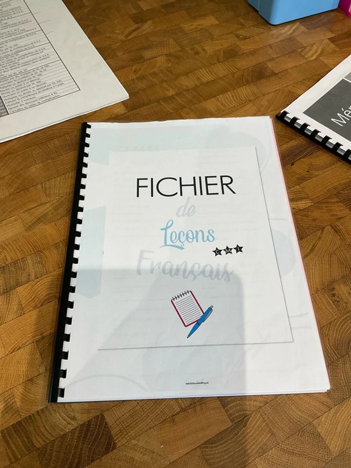 Fichier de leçons français et maths cm1 - photo numéro 2