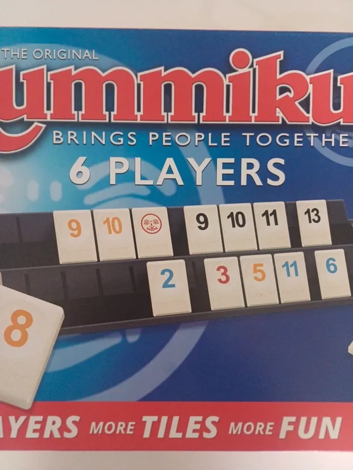Rummikub original état neuf complet version multilingue (français) XXL 6 joueurs 6 ans + - photo numéro 9