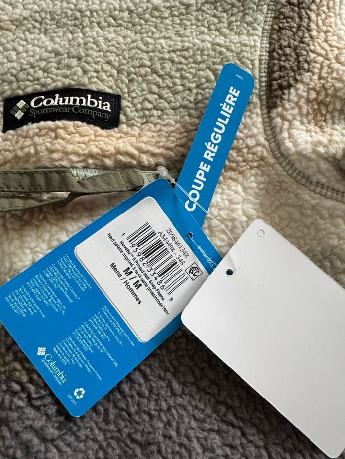 Sweat polaire Columbia Sherpa Helvetia II Printed Half Snap Fleece Safari Rogue Valley - photo numéro 3