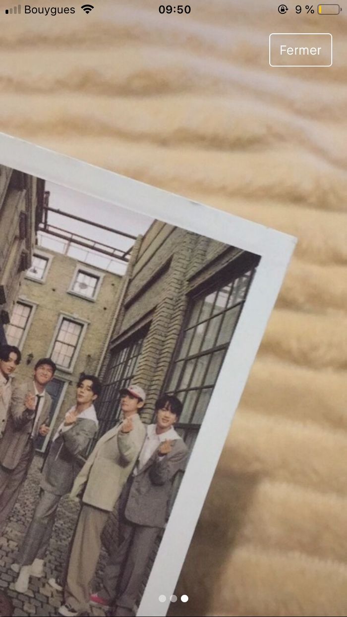 photocard bts - photo numéro 3