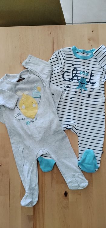 Lot de 2 pyjamas leger