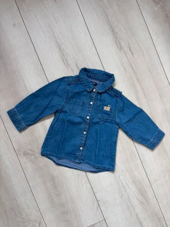 Chemise en jean bébé fille Kiabi