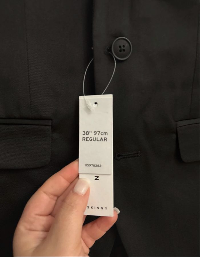 Topman Skinny Veste Noire Taille 38 regular – Neuve avec Emballage - photo numéro 7