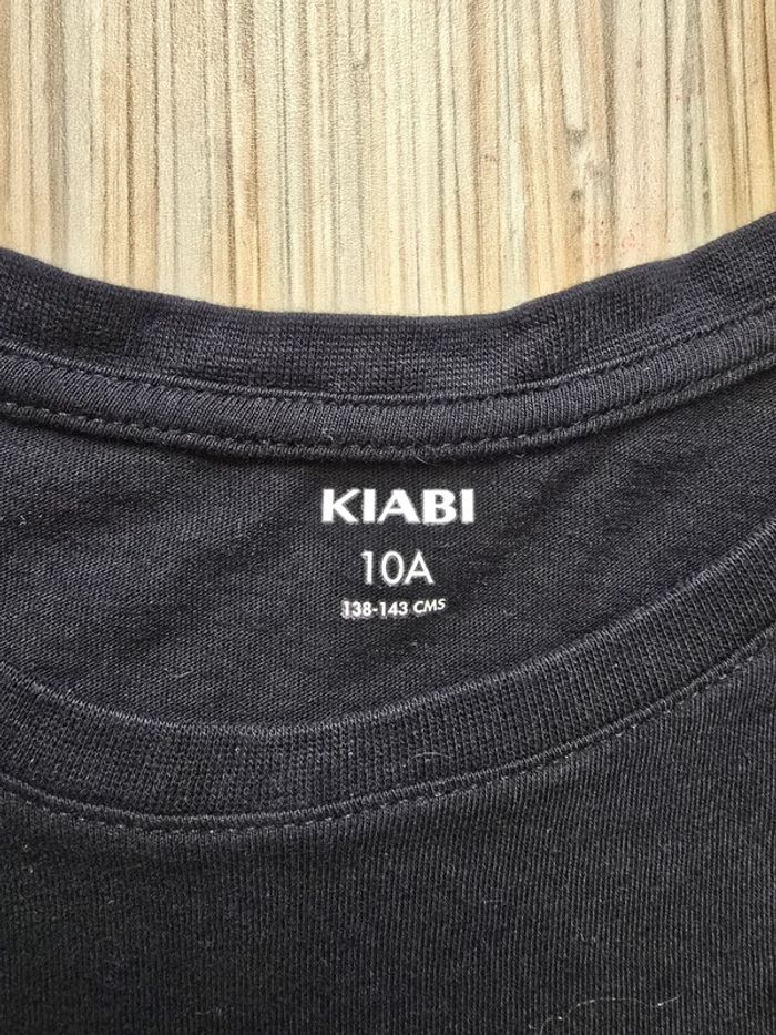 T-shirt noir - Kiabi - Taille 10 ans - photo numéro 2