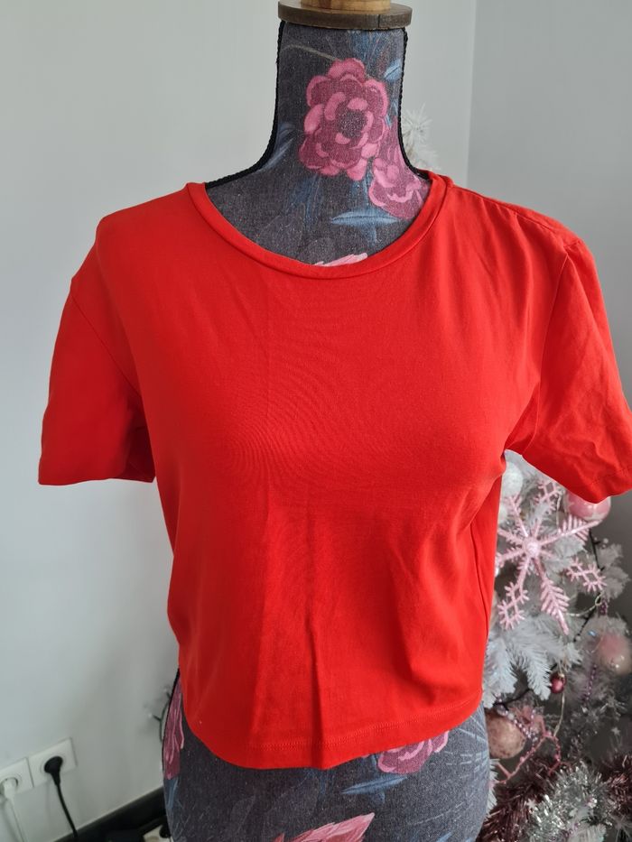 Teeshirt rouge zara