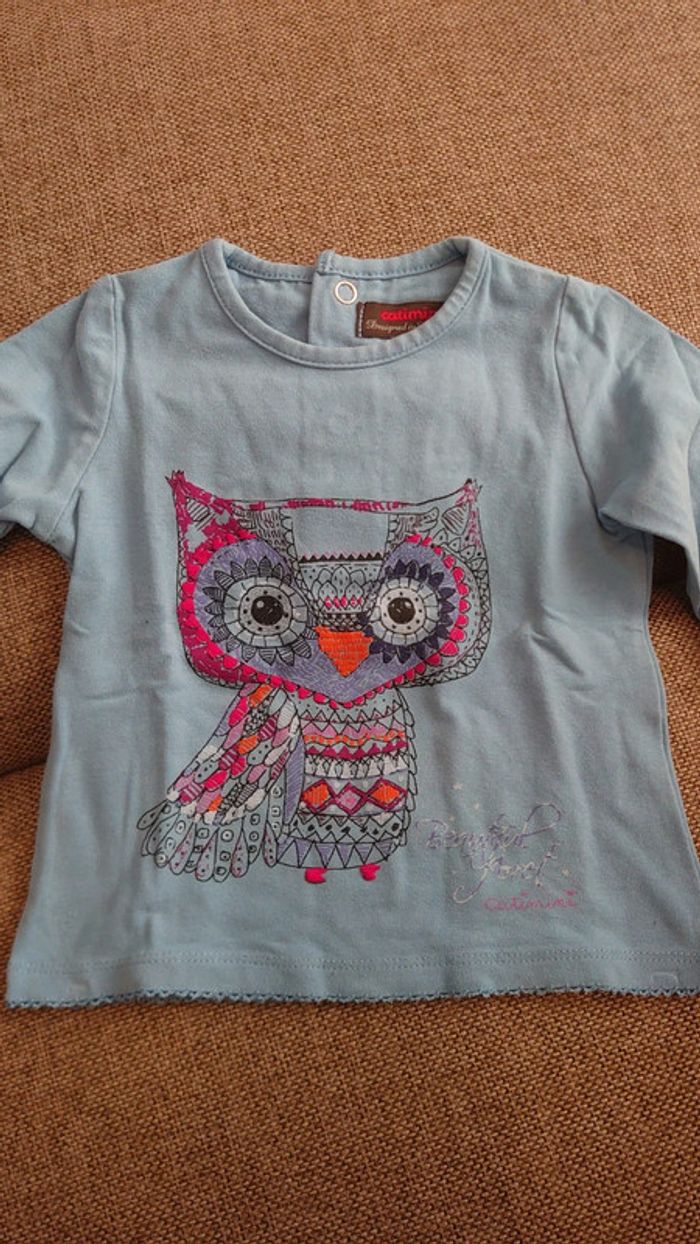 Tee shirt chouette Catimini