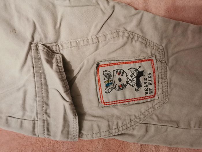 Pantalon à poches gris la Cie des petits 24 mois - photo numéro 2