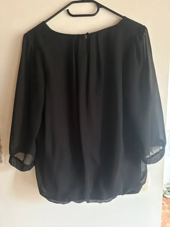 Blouse noire femme - photo numéro 3