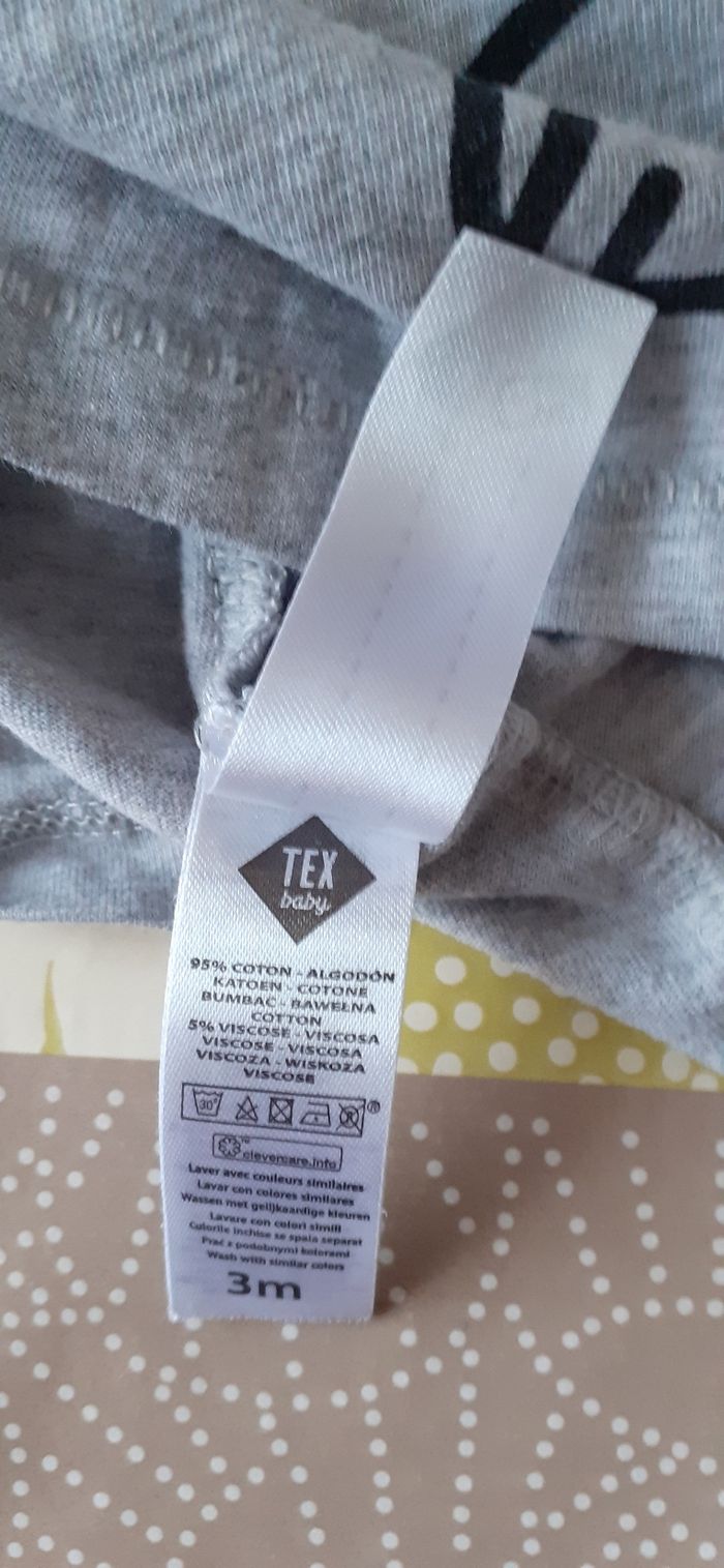 Tee-shirt bébé garçon 3 mois - photo numéro 3