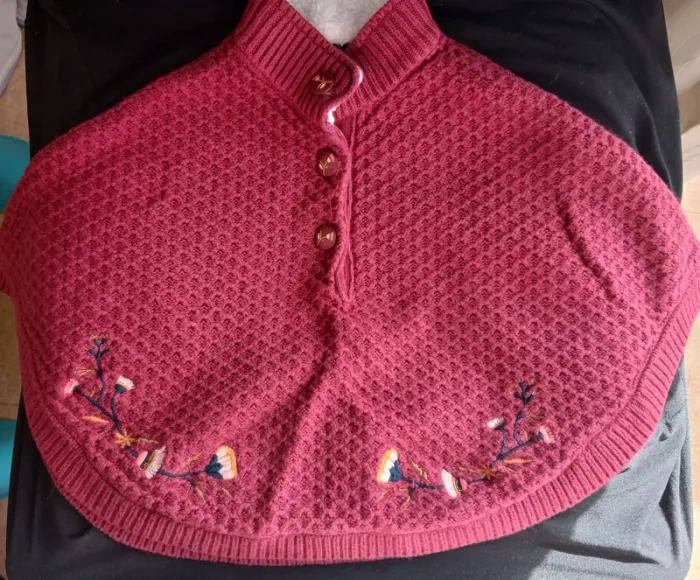 Joli poncho sergent Major 2-3ans
