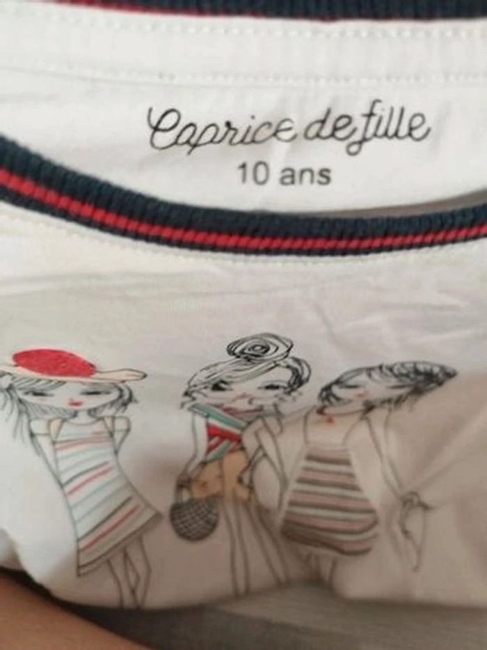 Tee-shirt 10 ans Caprice de fille - photo numéro 10