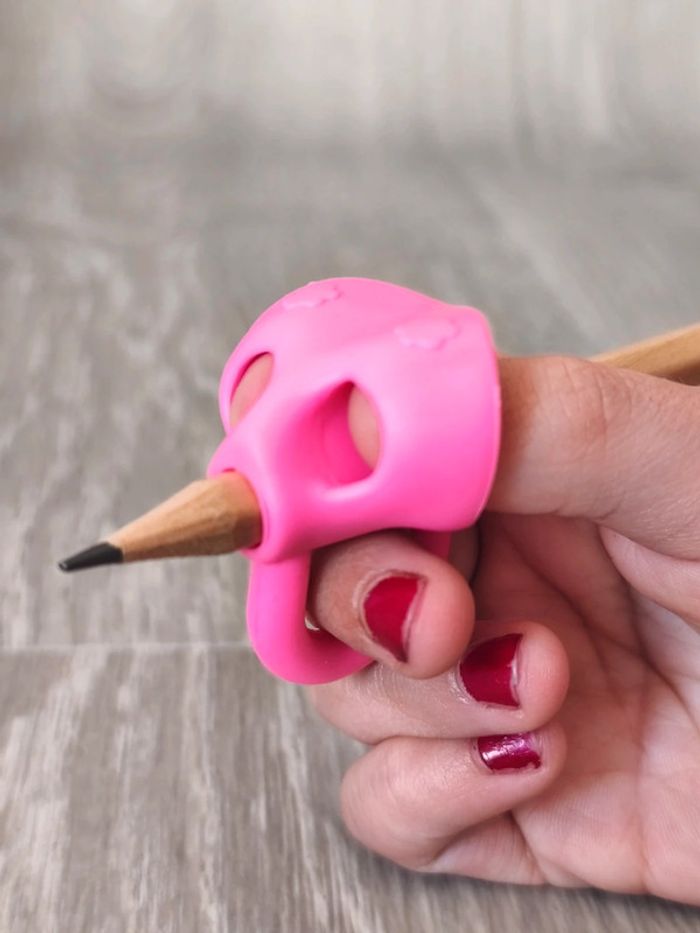 Correcteur de posture d'écriture en silicone souple