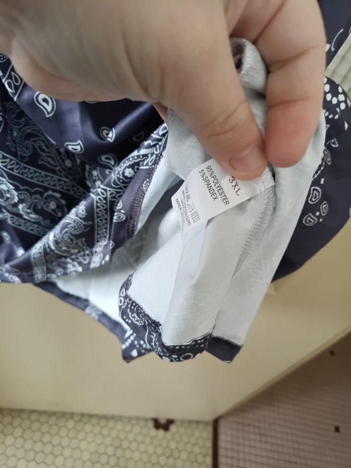 Robe noir gris avec poches 3XL - photo numéro 3