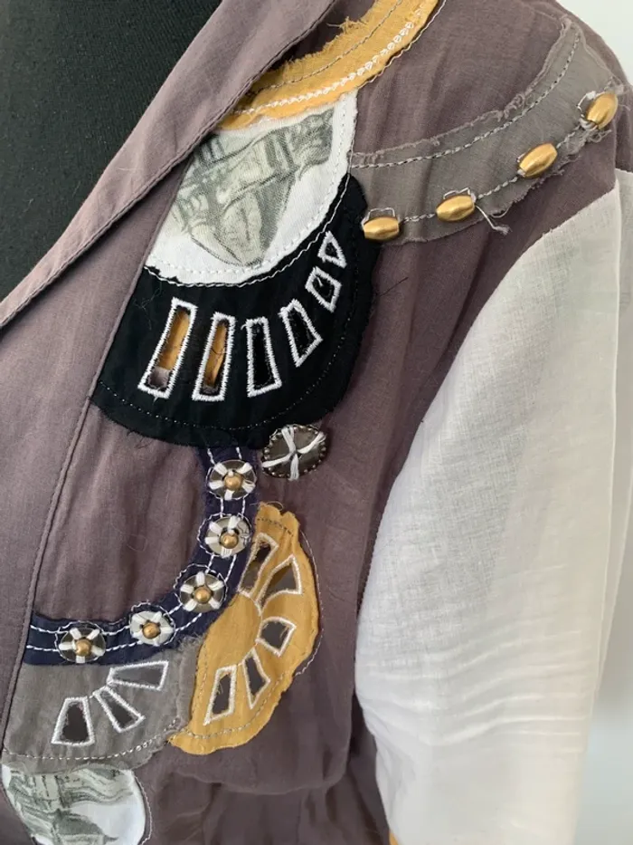 Magnifique bustier + tunique Leslie 40/42 - photo numéro 4