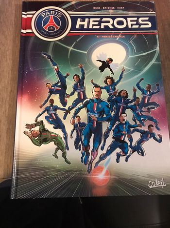 BD PSG Heroes tome 1 Menace capitale