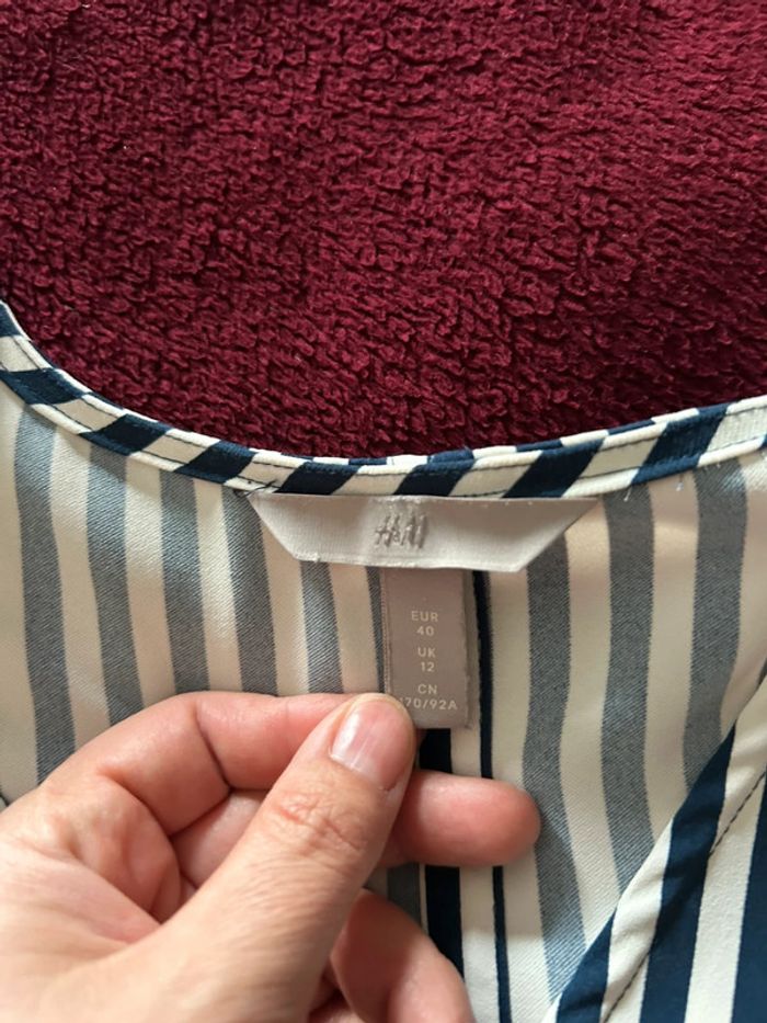 Robe marinière H&M 40 - photo numéro 5