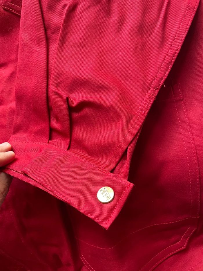 Veste de travail rouge PKA 100% coton taille 56 - photo numéro 9