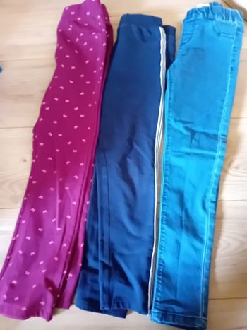 Lot pantalons fille 8ans