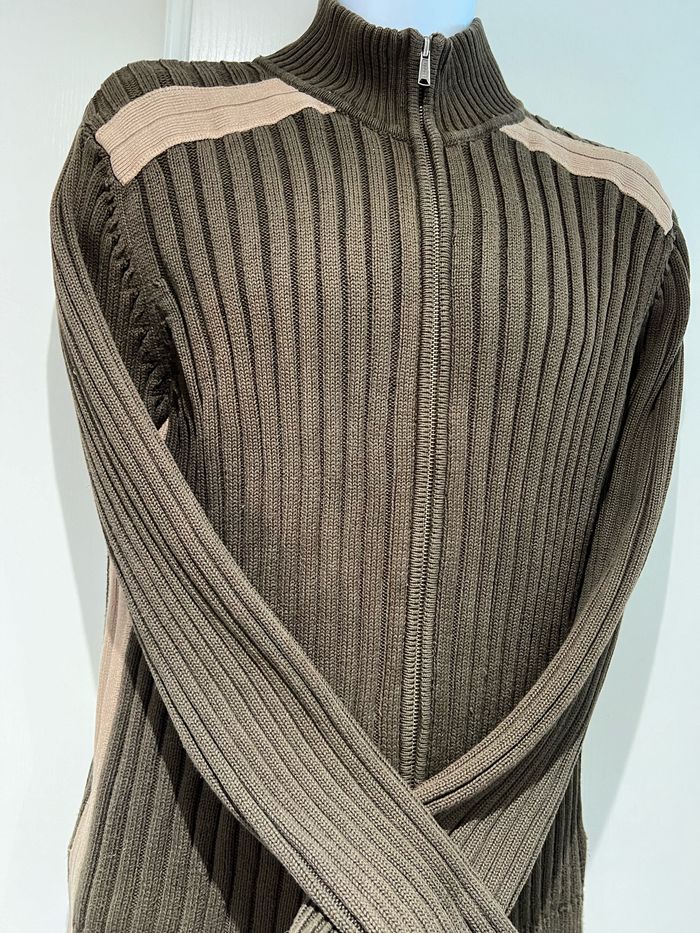 Pull, Cardigan, esprit, taille XL kakie beige - photo numéro 6