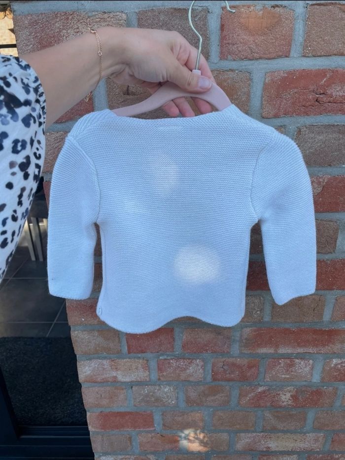 Gilet bébé creme - photo numéro 2