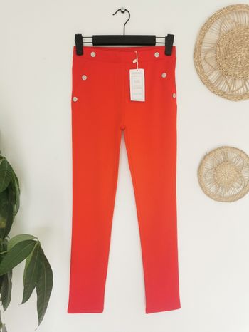 Jegging rouge Orchestra 12 Ans