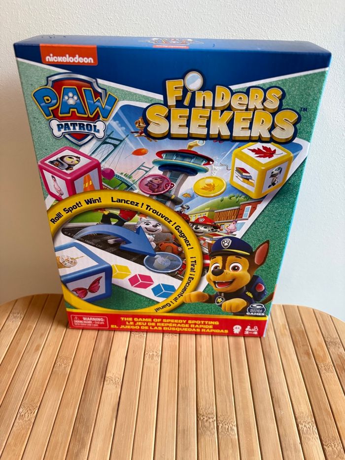 Finders Seekers - jeu de rapidité et d'observation Paw Patrol